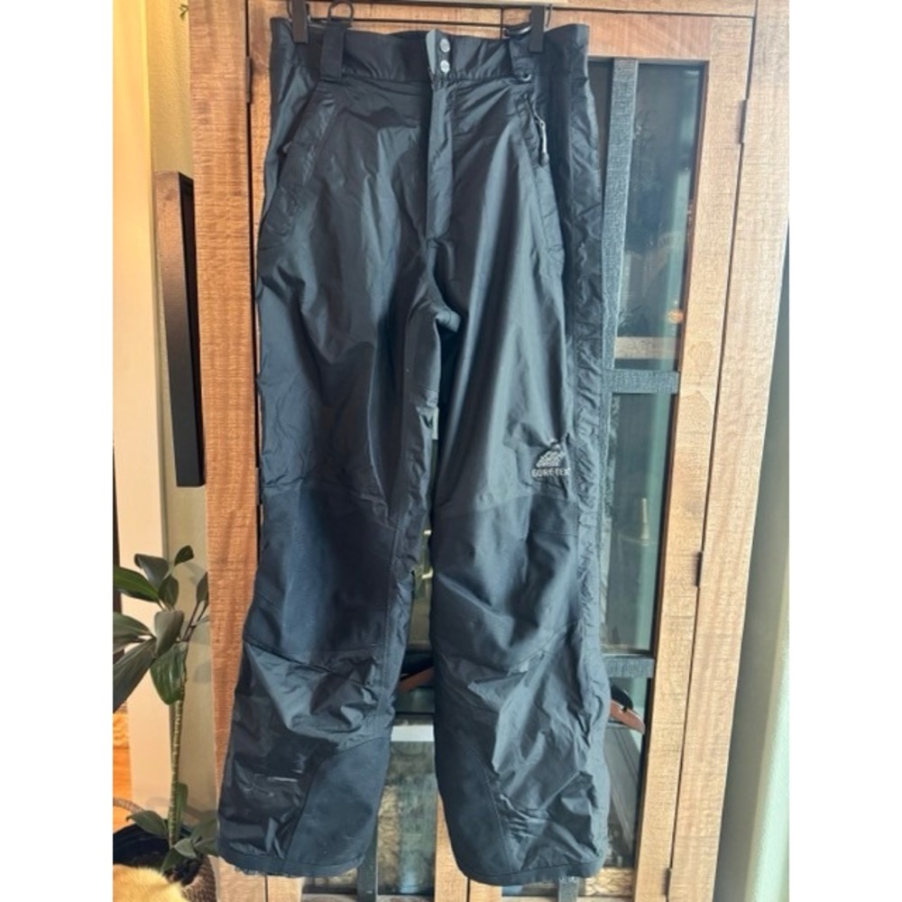 EMS Eastern Mountain Sports Gore-Tex Waterproof Snow Pants Mens S Black Ski